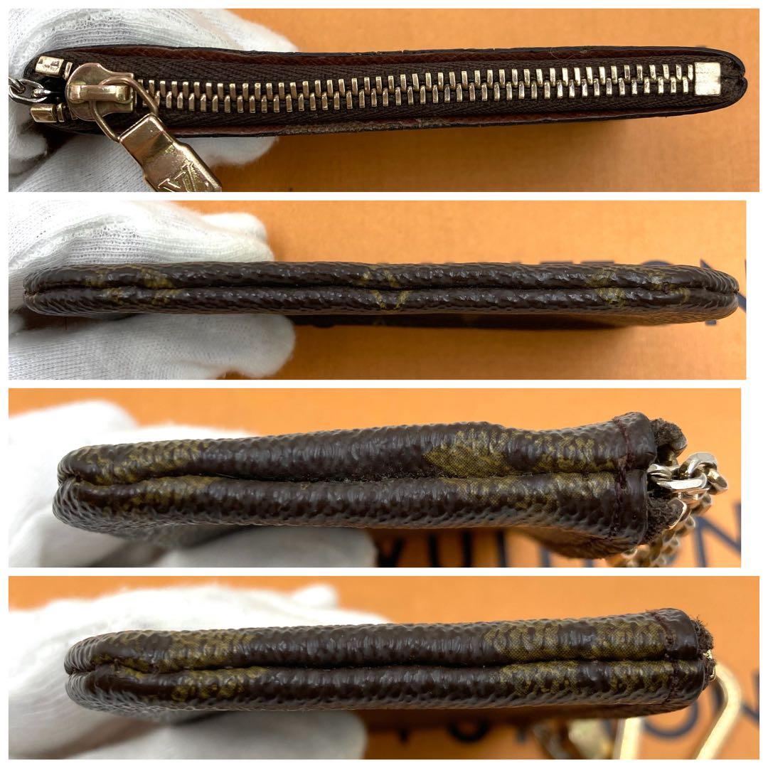 【美品】ルイヴィトン モノグラム ポシェットクレ ケース M62650