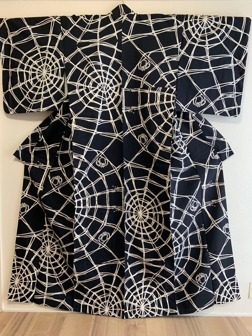 浴衣　綿100% 居敷当て付き