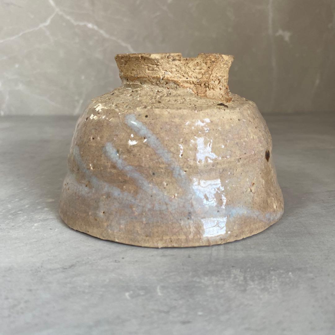 11代坂高麗左衛門 萩焼茶碗 韓峯 共箱難あり 茶道具