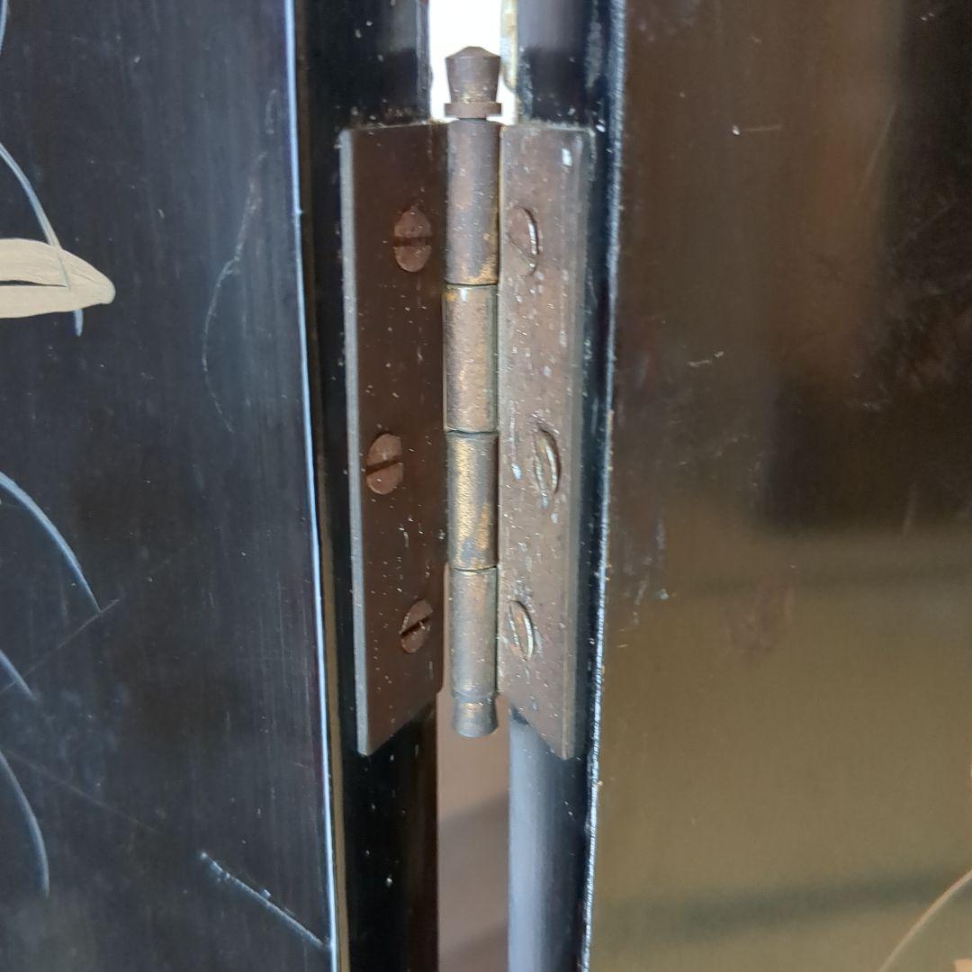 中国美術の螺鈿細工、 ４つ折り衝立