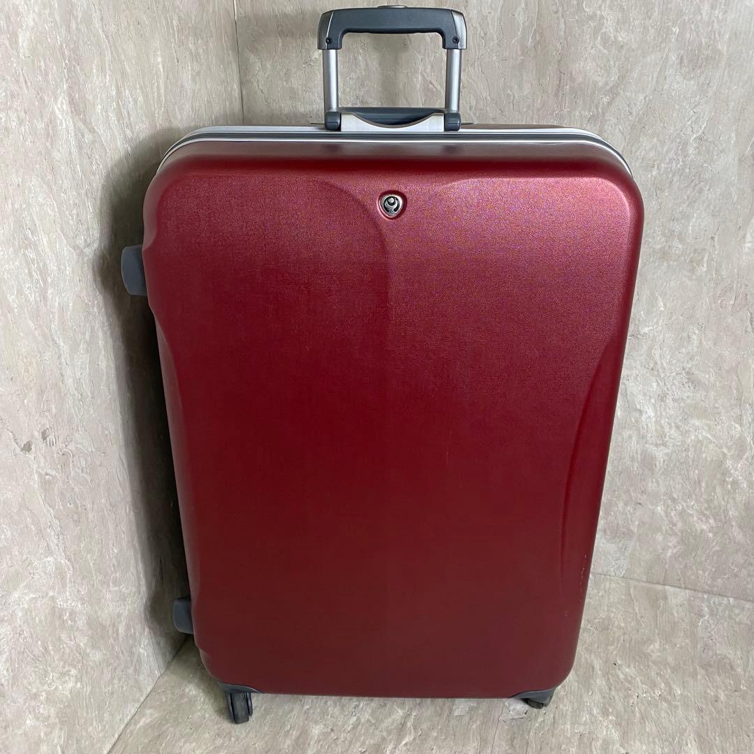 プロテカ エキノックスライト スーツケース 大容量 4輪 レッド TSAロック