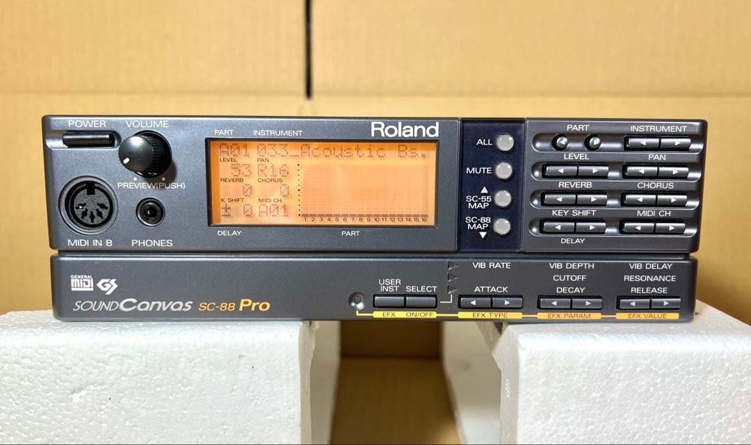 「美品」Roland SC-88Pro/G 音源モジュール