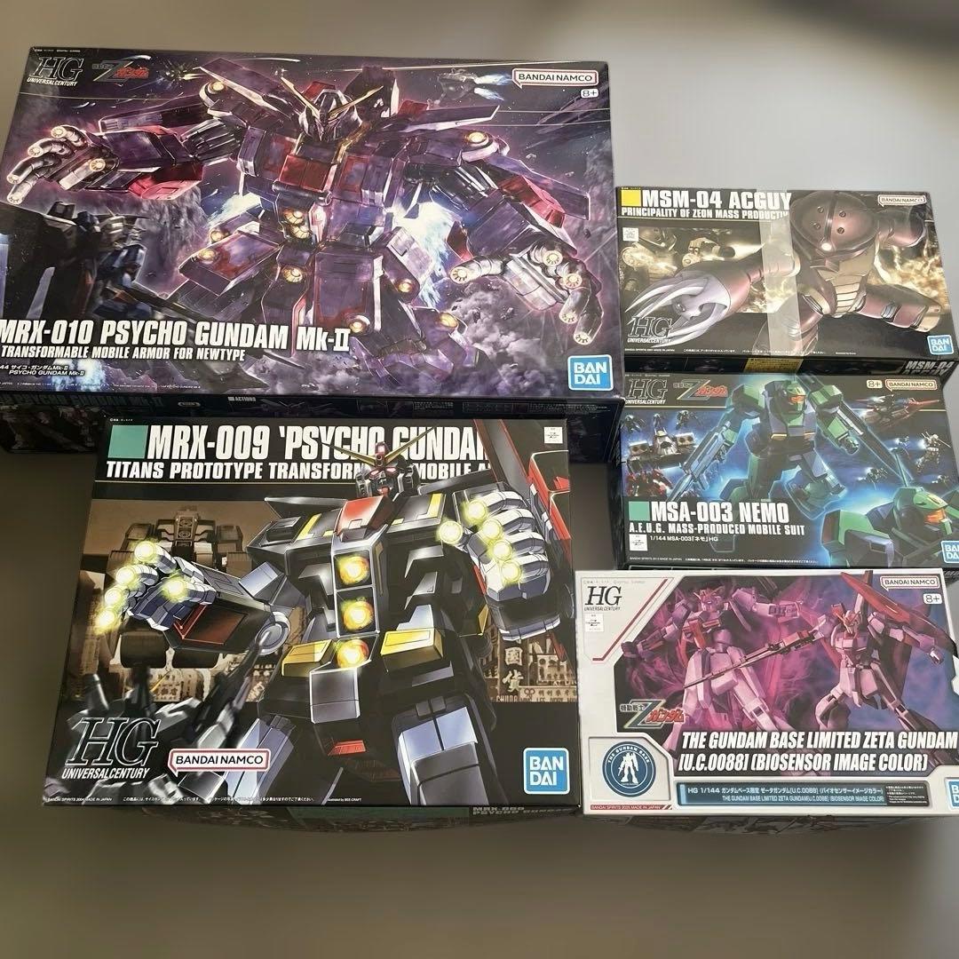 ガンプラhg サイコガンダムmk2 サイコガンダム　Zガンダムバイオセンサー