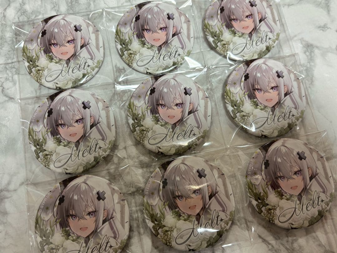 メルト・ダ・テンシくん 2024 Birthday 等身缶バッジ