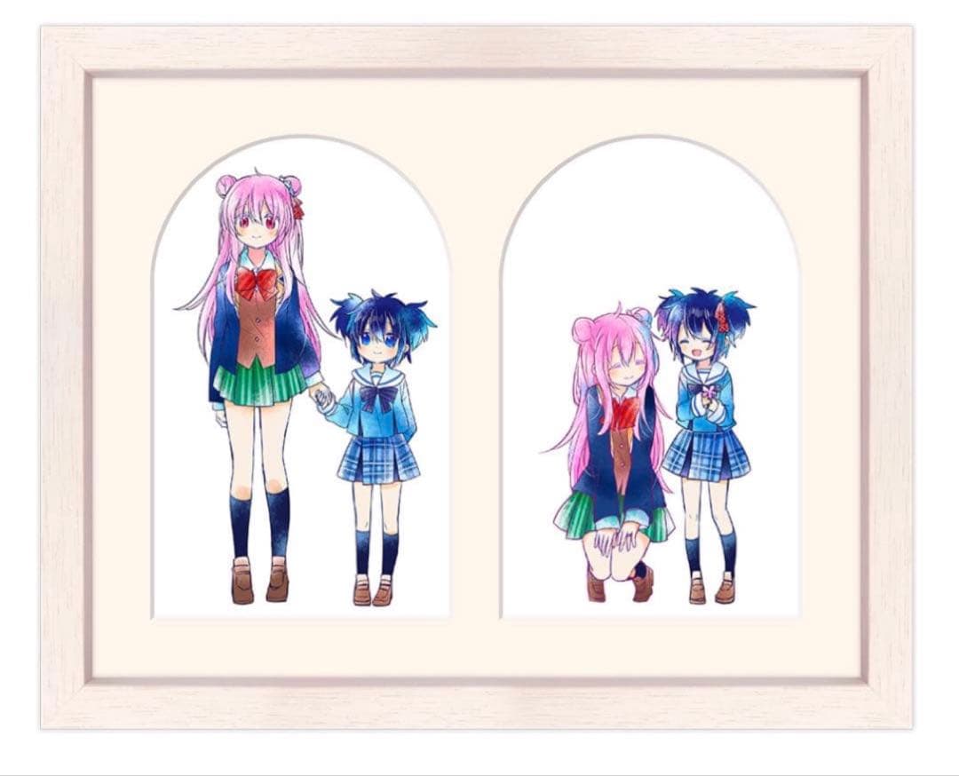 ハピシュガ ハッピーシュガーライフ 複製原画 さとうとしお