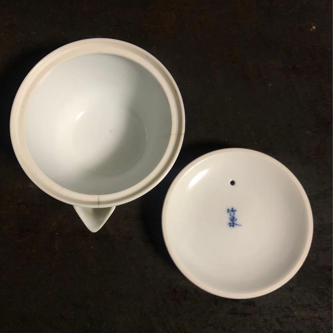 三浦竹泉　赤絵煎茶器セット