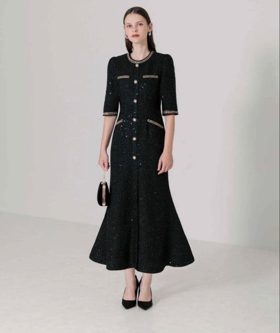 Leja ツイードドレス　S