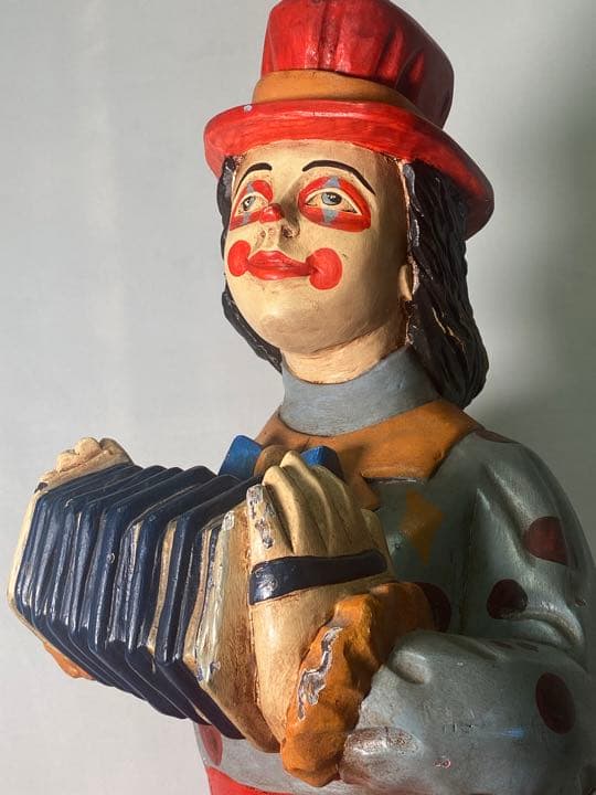 Q 1点物　輸入　大型　彫刻　ヴィンテージ　ピエロ