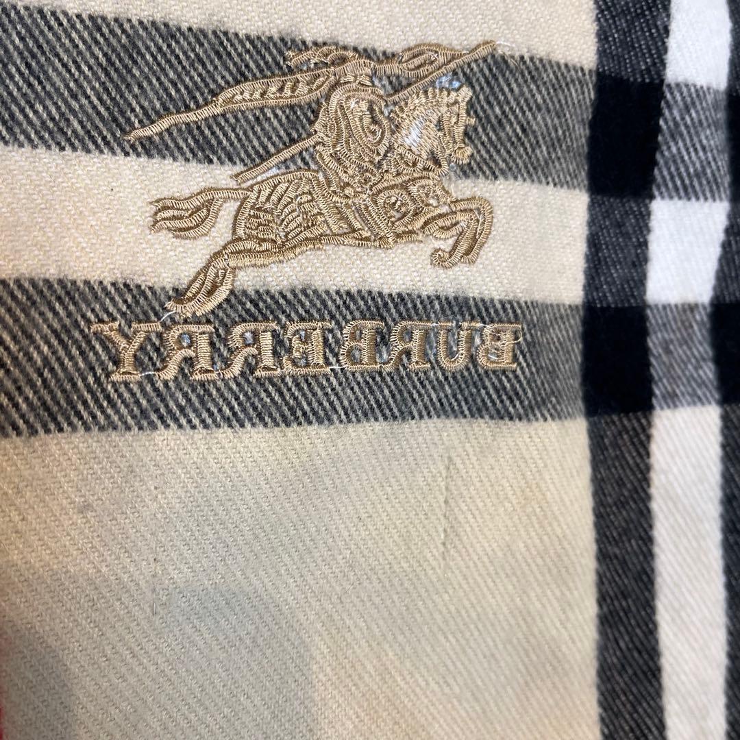 ♡希少♡BURBERRY バーバリー マフラー 最高級品 ホースロゴ カシミヤ