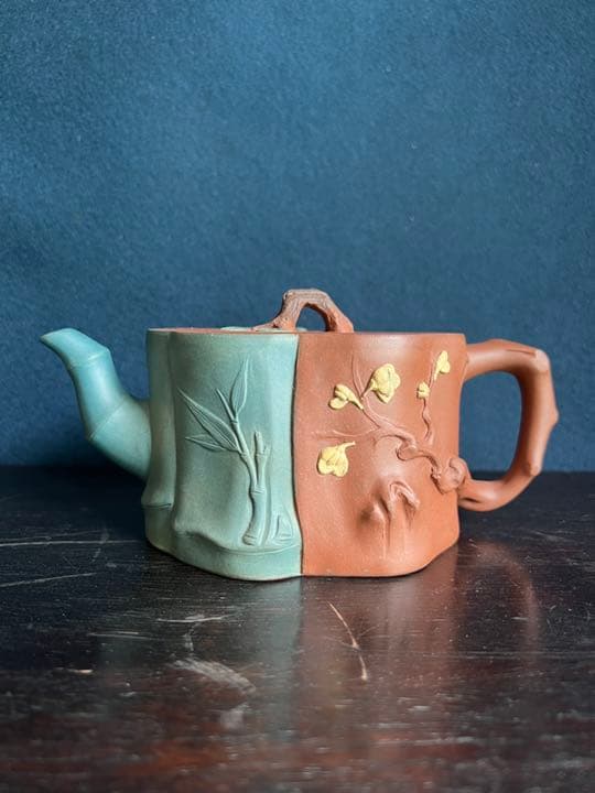 中国紫砂壺　茶道具　在銘　急須