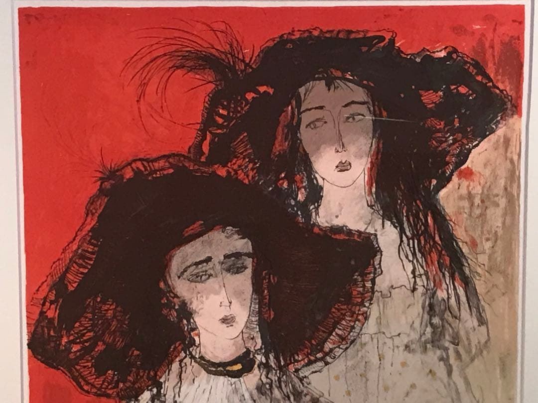 ジャンセン　「カプリーヌ」　リトグラフ　直筆サイン・エディション有り