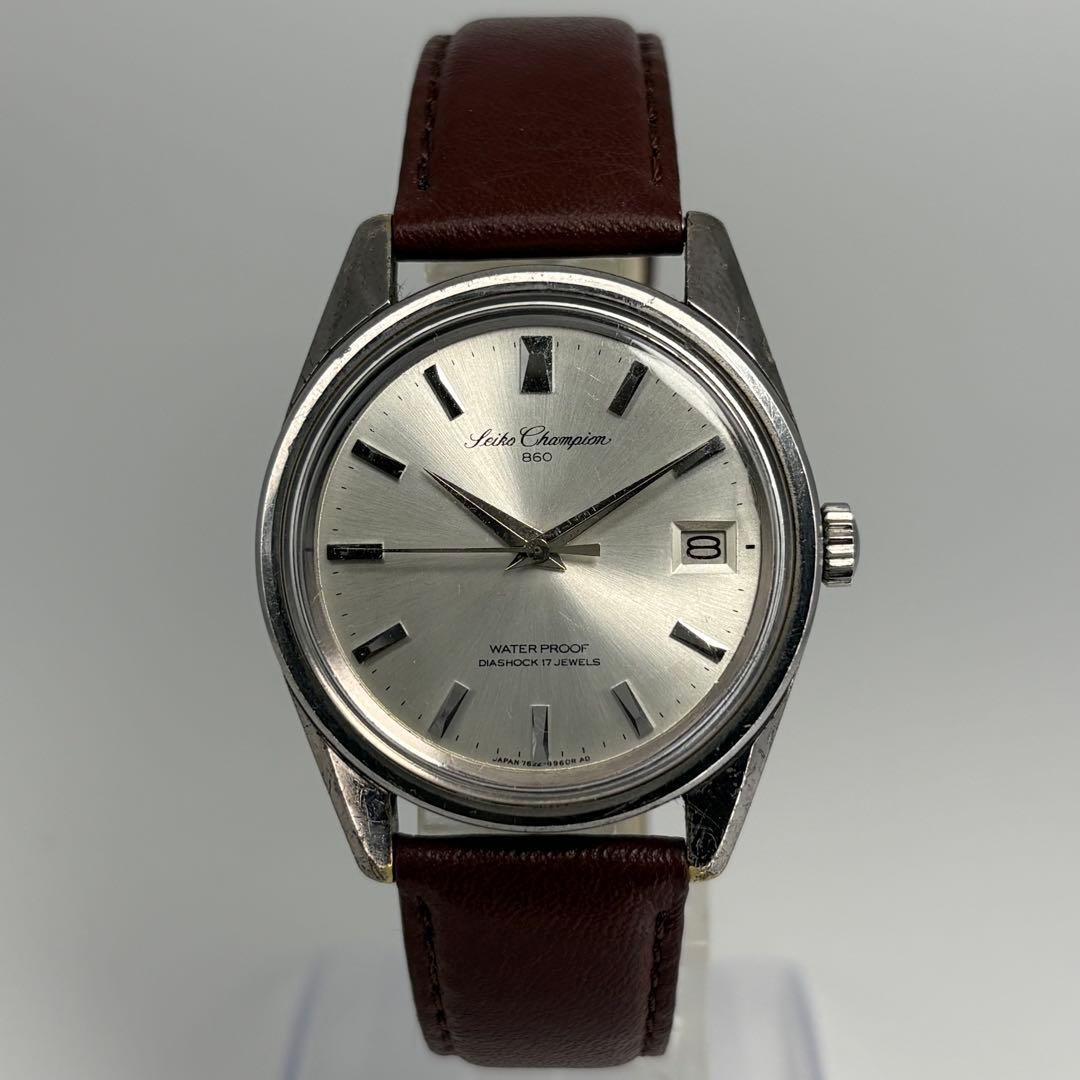SEIKO セイコー チャンピオン860 64年製 手巻腕時計 当時物尾錠付