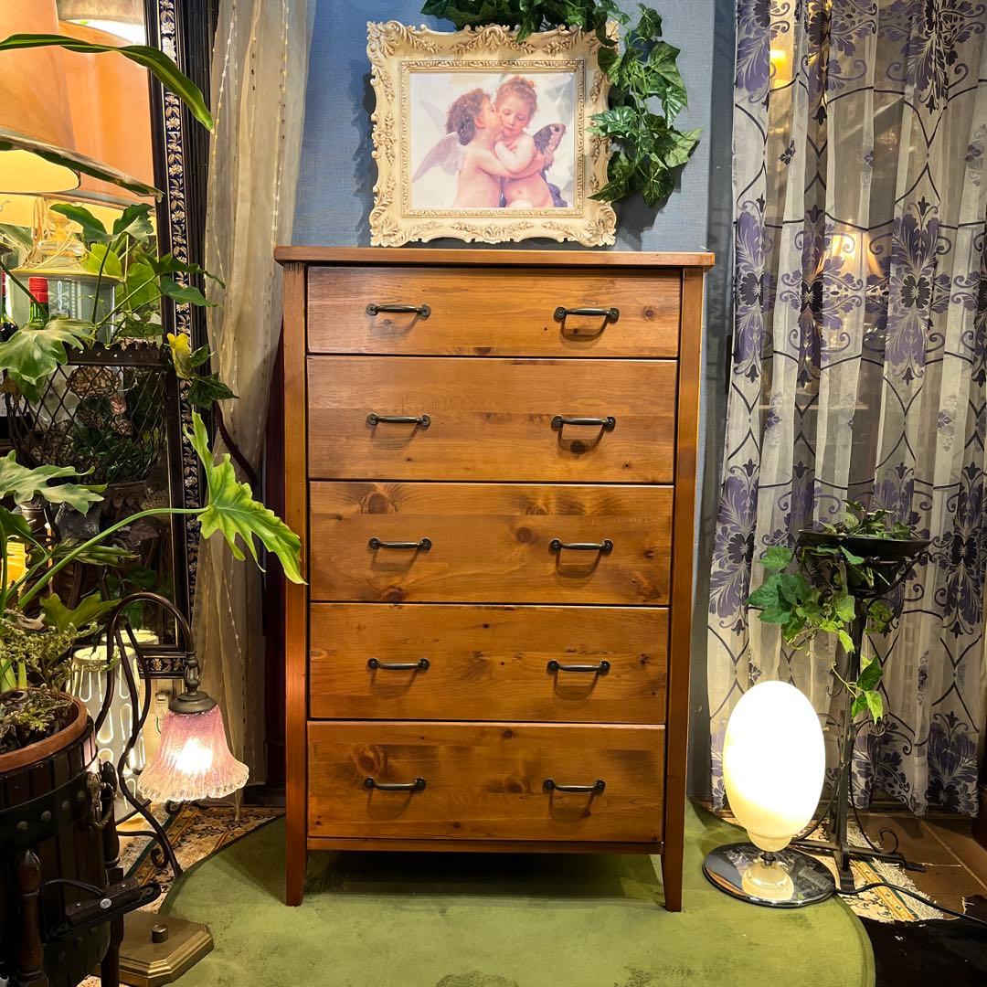 Sale フレンチカントリー　パインソリッド　クラシック　チェストキャビネット