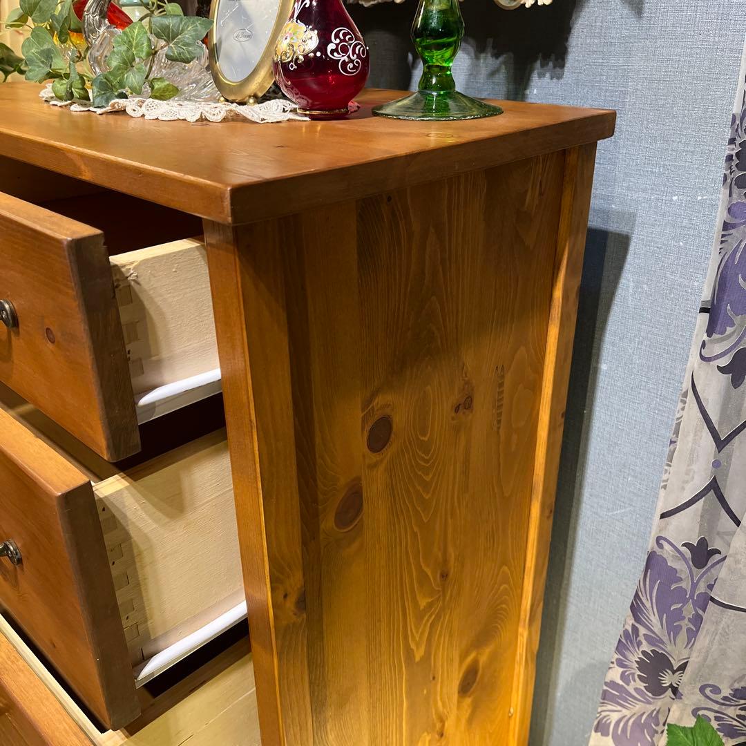 Sale フレンチカントリー　パインソリッド　クラシック　チェストキャビネット