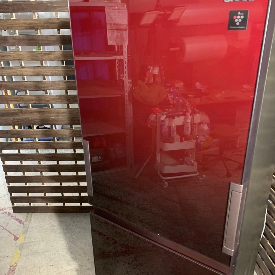 H992\" SHARP 350L 両開き 冷蔵庫 SJ-GW35H-R 2021