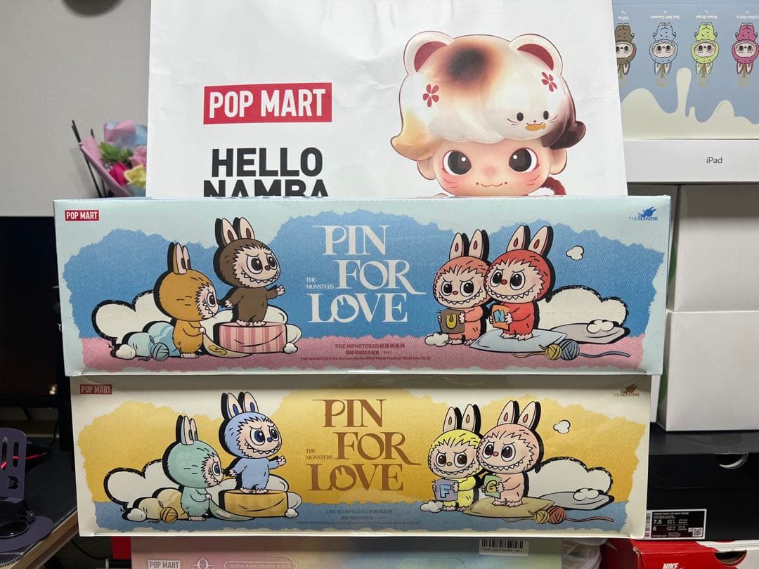 ラブブ LABUBU PIN FOR LOVE イニシャルアルファベット セット