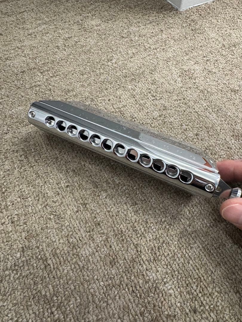 美品 M.SUZUKIクロマチックハーモニカ SCX-48 C調 日本製 純正品