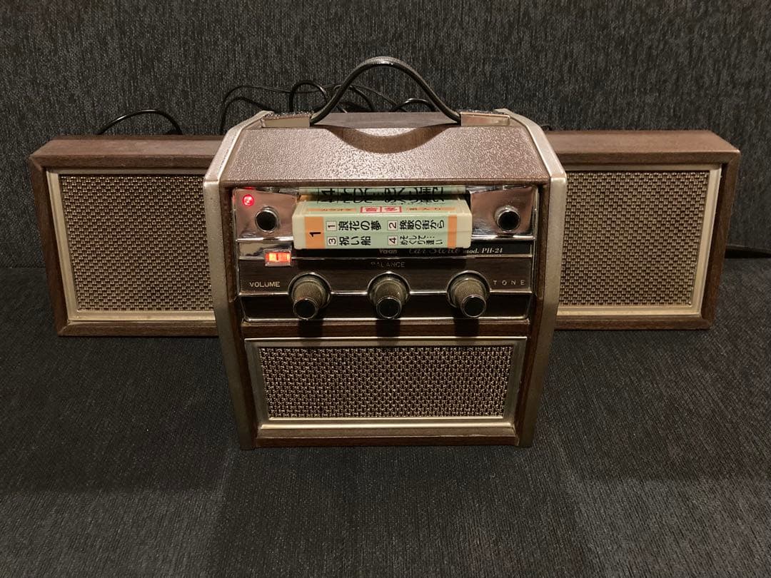 レトロ Vaan 8トラック 8トラ ポータブル プレーヤー ステレオ デッキ