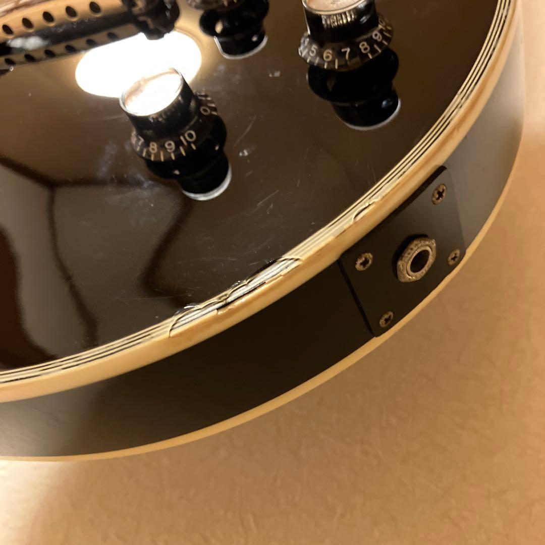 Burny レスポールカスタムタイプ ブラック×シルバー