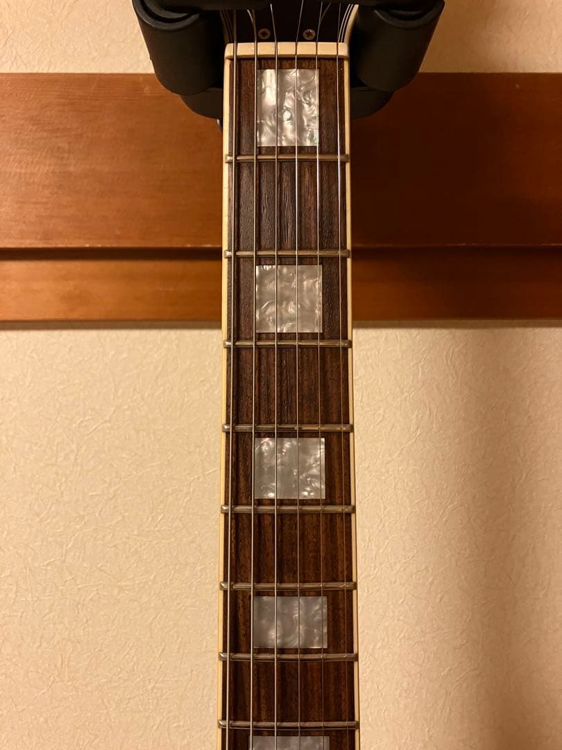 Burny レスポールカスタムタイプ ブラック×シルバー