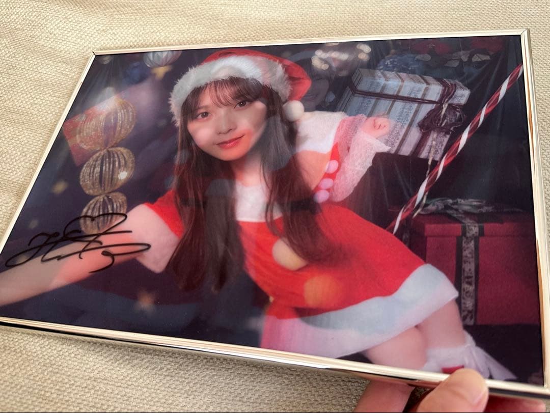 与田祐希 直筆サイン 3Dパネル