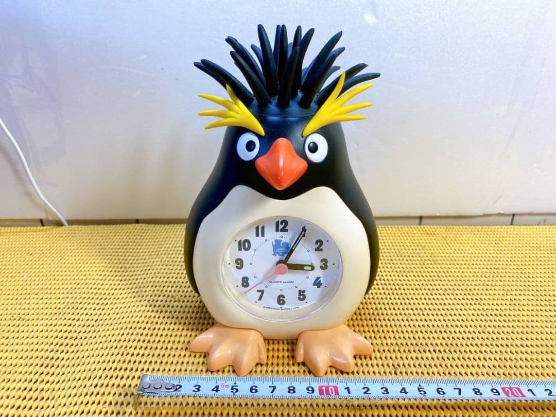 貴重！レトロ！激レア!　イワトビペンギン　リズム時計　目覚まし時計　取説、箱付き