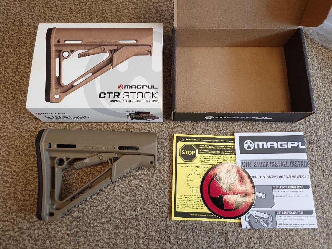 MAGPUL CTR STOCK FDE　実物