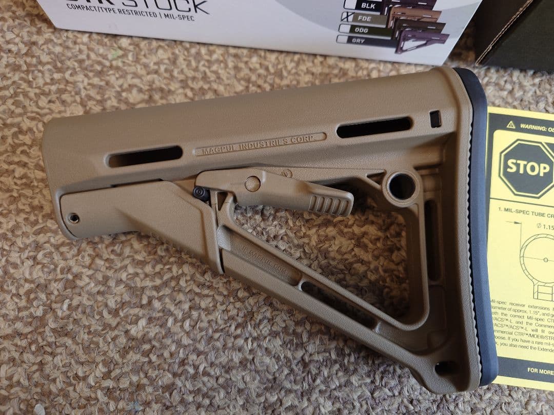 MAGPUL CTR STOCK FDE　実物