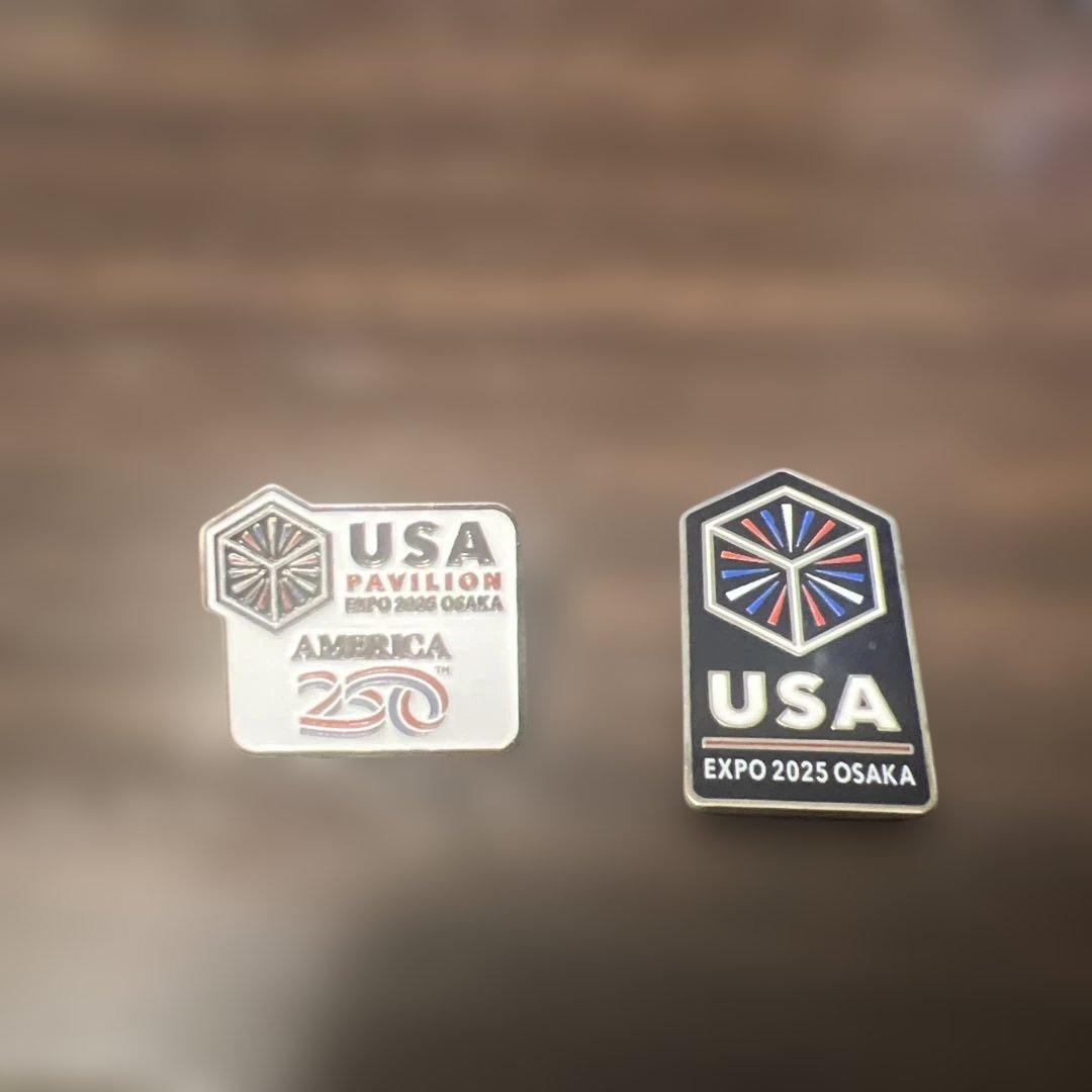 大阪関西万博　アメリカパビリオンピンバッジセット