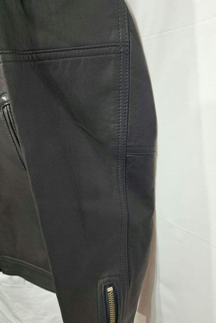 未使用　attack the mind　シングルレザージャケット　バックスタイル