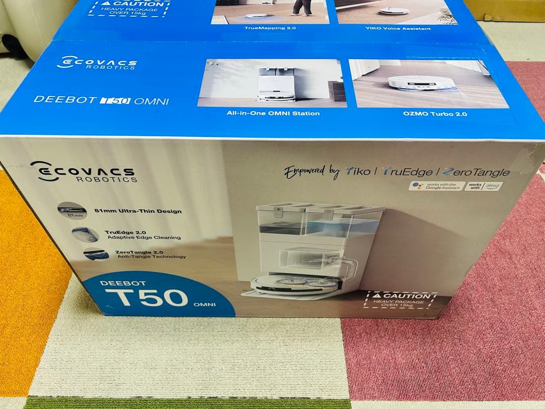 新品未開封　2025最新 超薄型ECOVACS(エコバックス) T50 OMNI