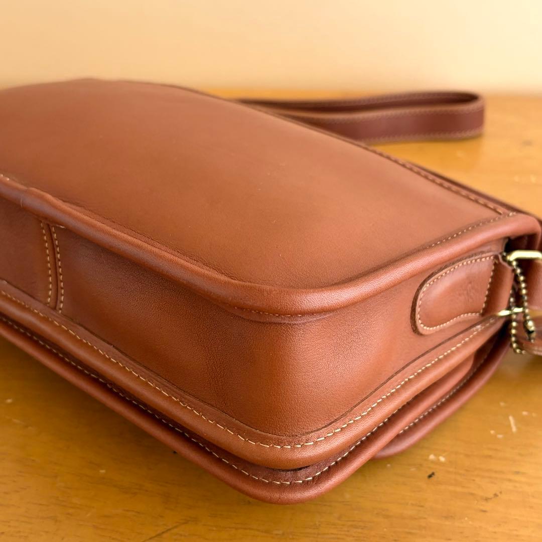 vintage coach オールドコーチ ショルダーバッグ 9850 ブラウン