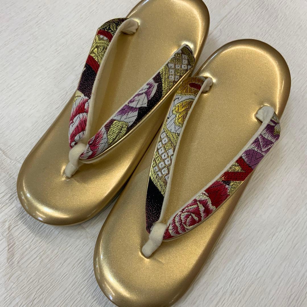 成人式　和装用バッグと草履のセット 115