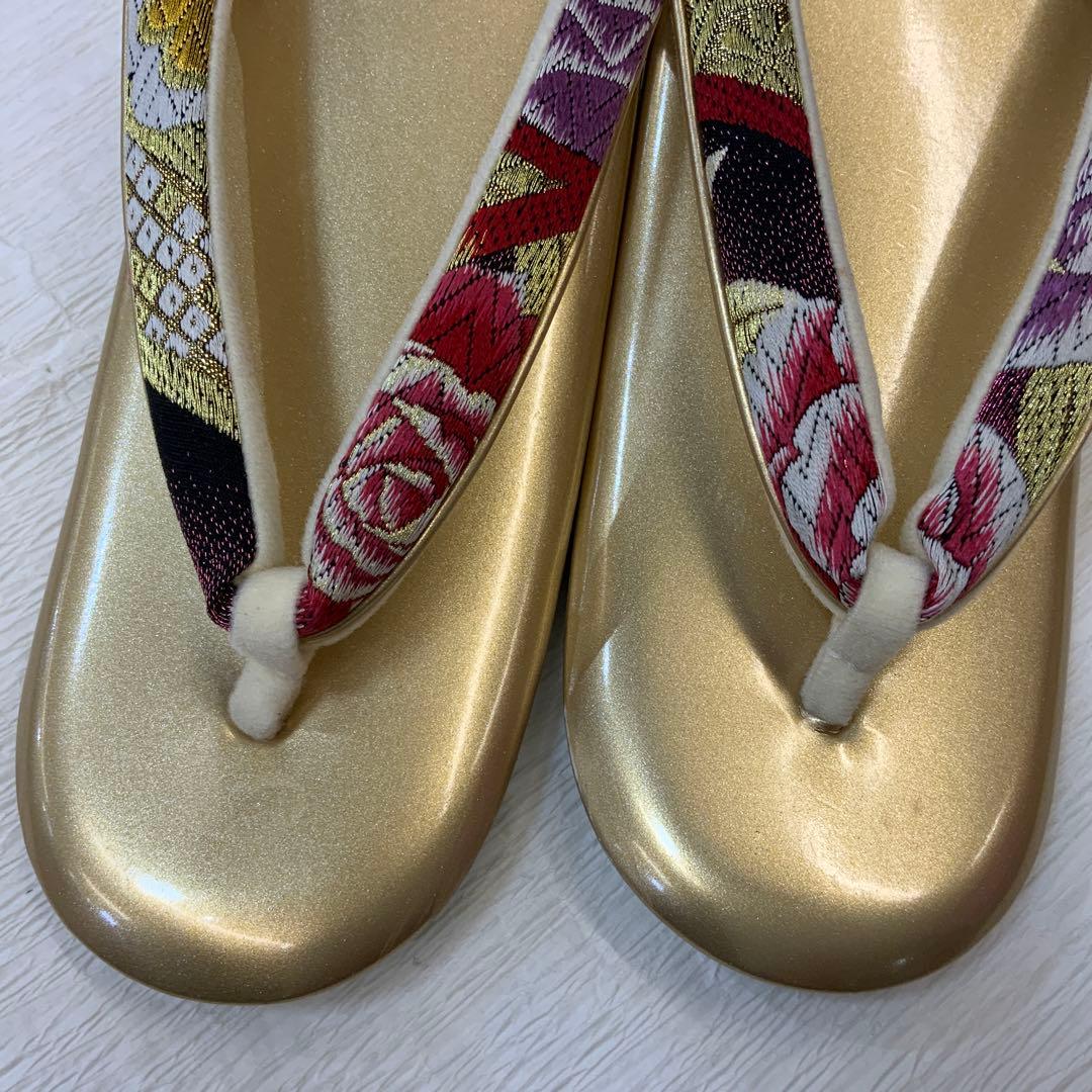 成人式　和装用バッグと草履のセット 115