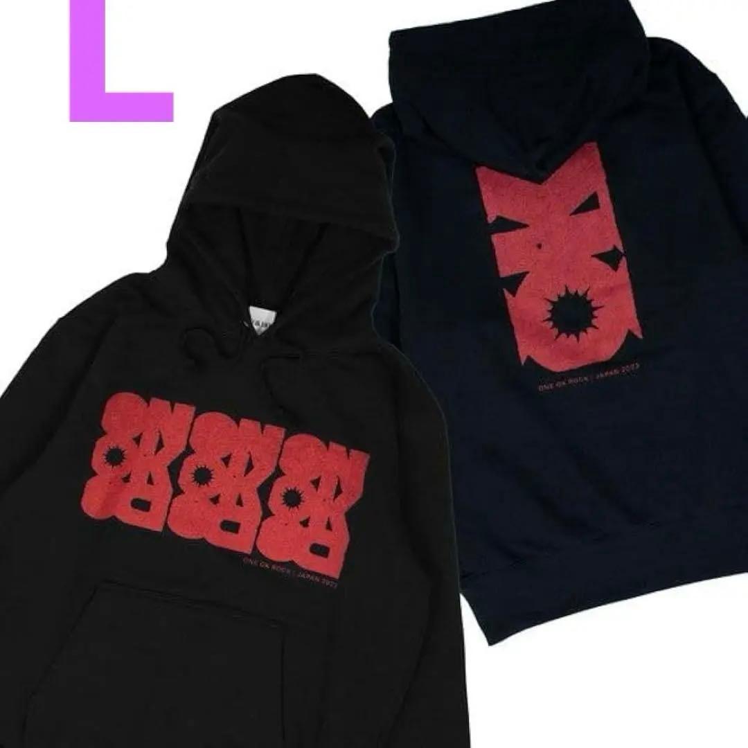 ONE OK ROCK フーディー L 黒