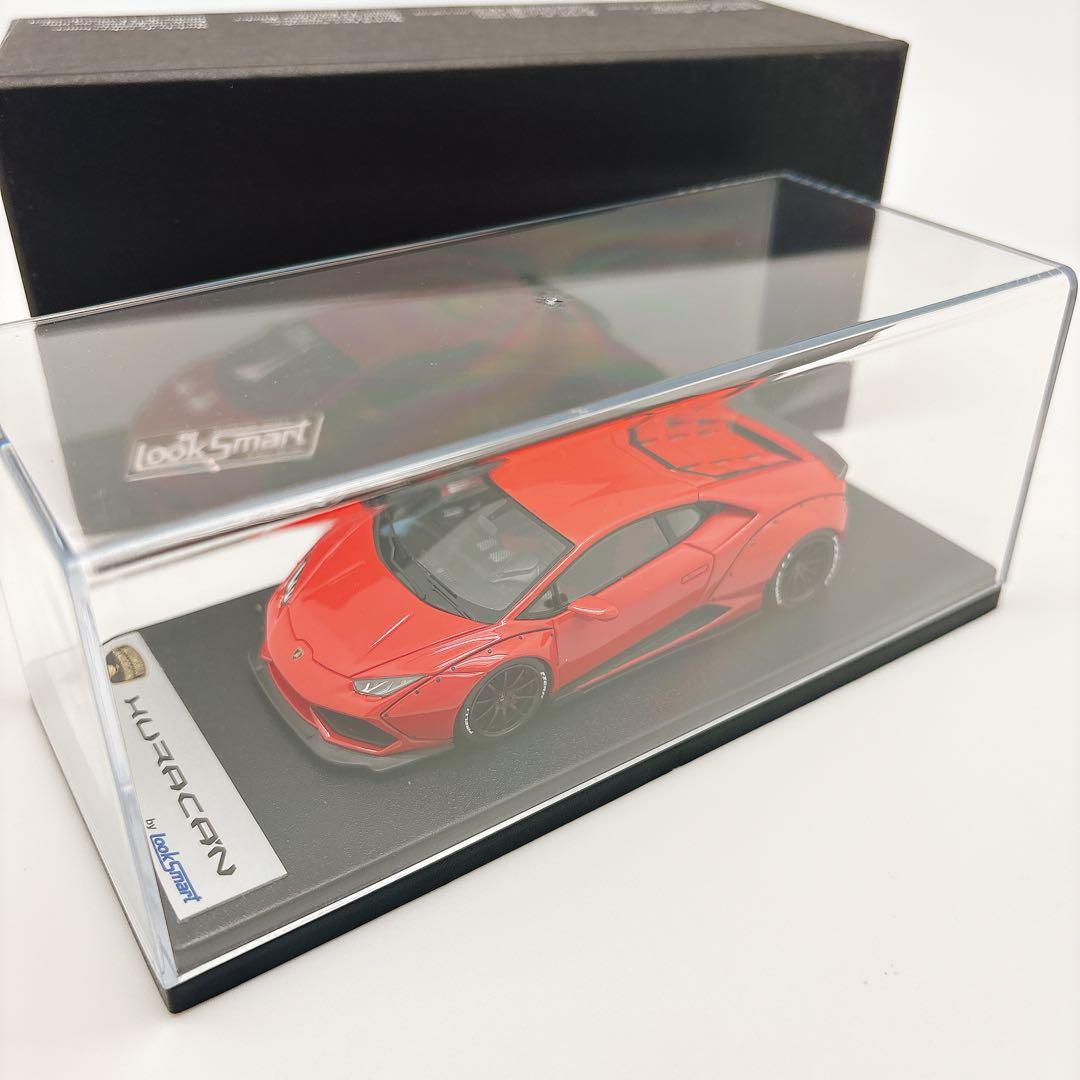 ✨美品✨ LookSmart 1/43 ランボルギーニ ウラカン レッド 箱付き