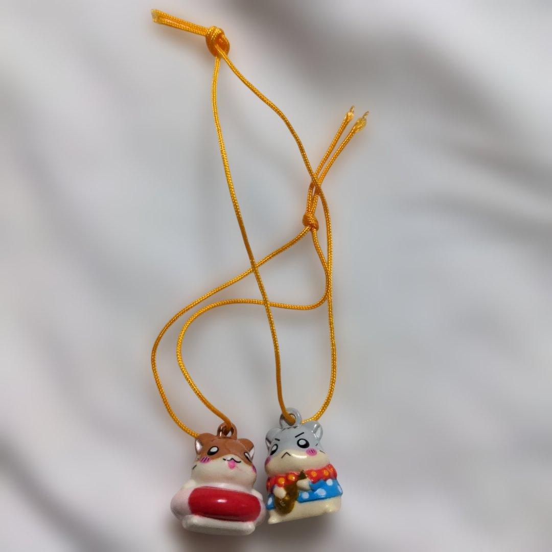 希少　レア　ハムスター倶楽部　ストラップ　2個　しげっち　えんどーくん