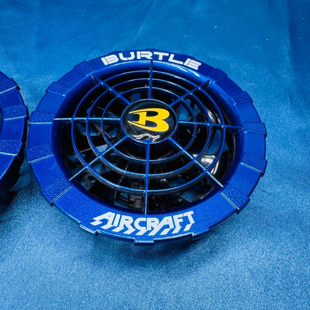 BURTLE AIRCRAFT ファン2個 バッテリー バートル　エアークラフト
