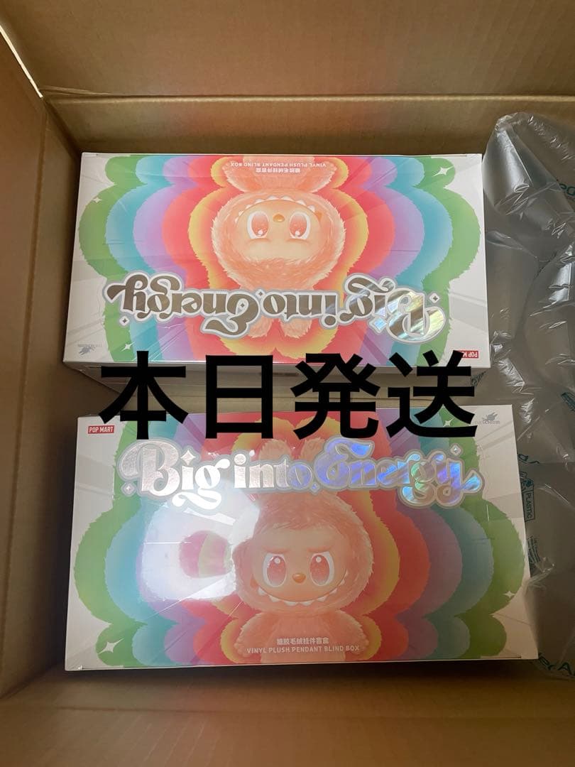 ぬいぐるみ POP MART LABUBU Big into Energy BOX