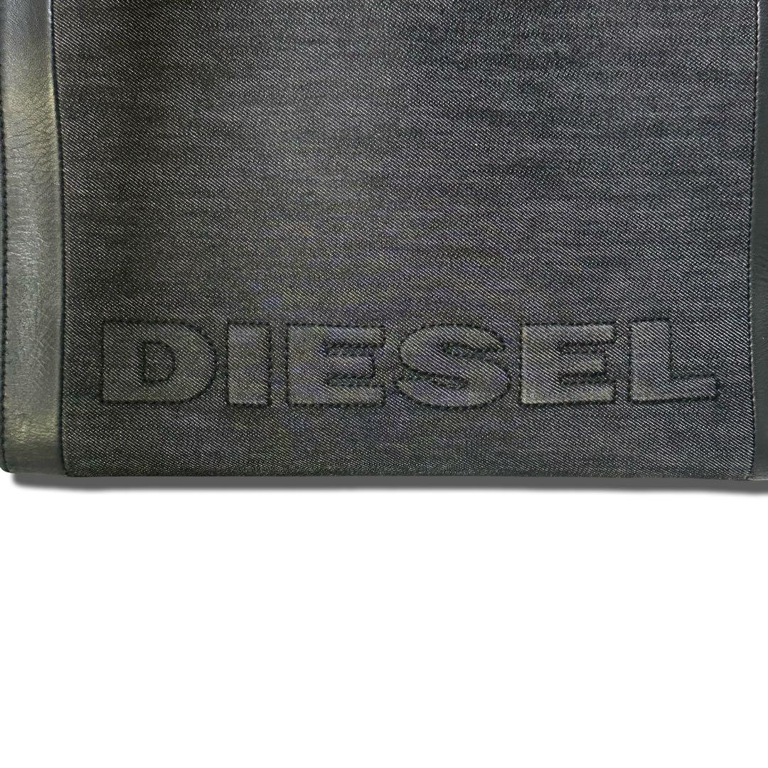 美品DIESEL デニムレザートートバッグ