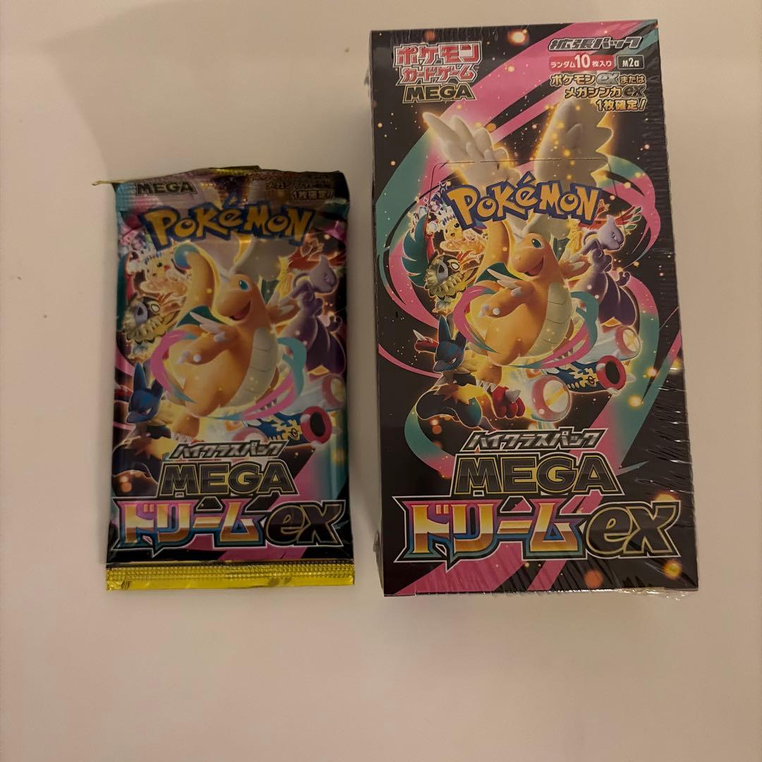 シュリンク付き ポケモンカードゲーム MEGA ドリームEX 1ボックス