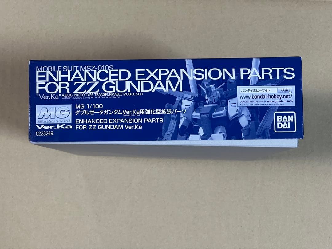 MG ダブルゼータガンダムVer．Kaプレミアムデカール付属