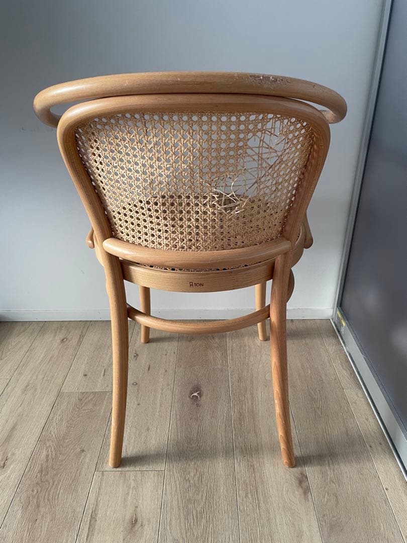 THONET No.33Arm Chair Naturalラタンチェア