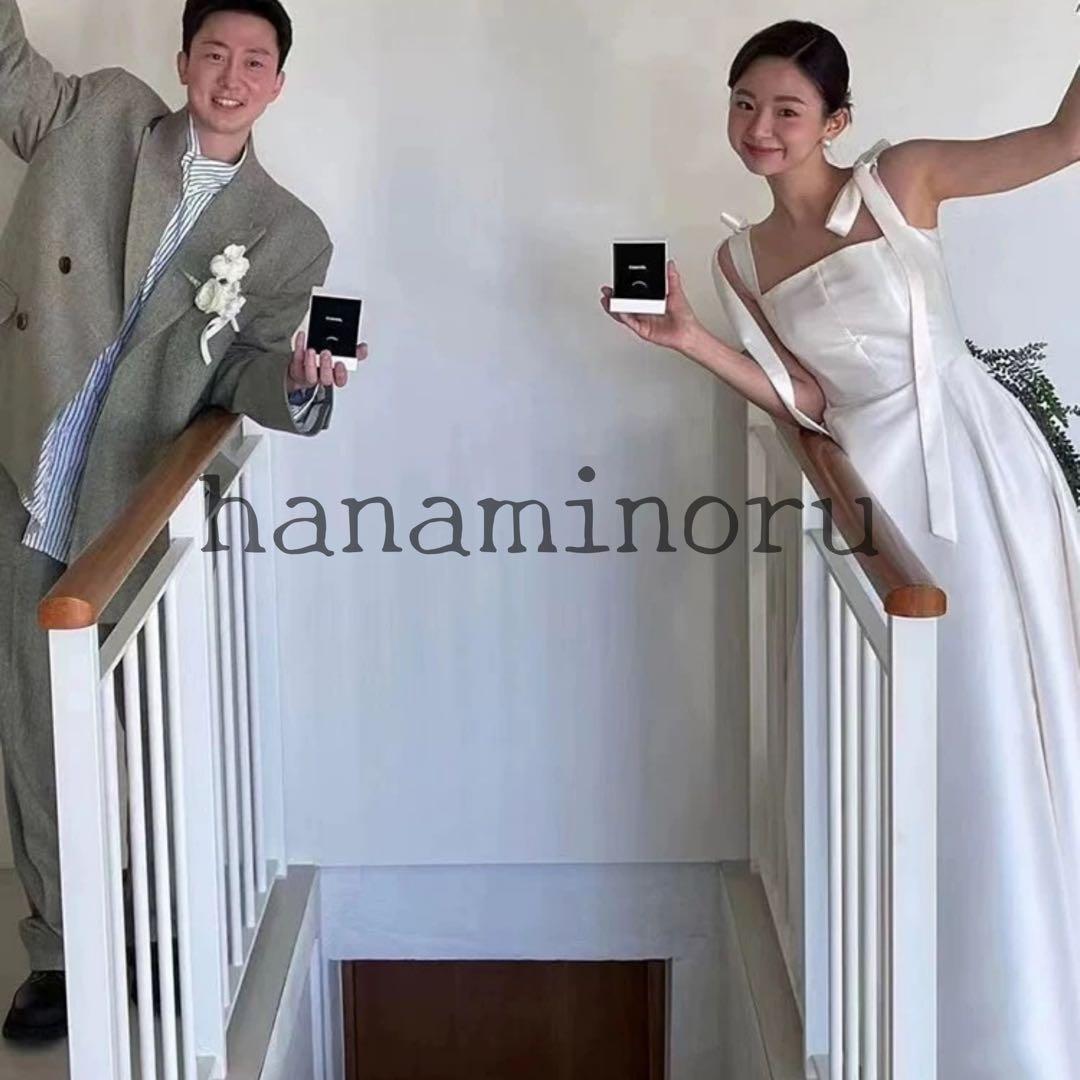 結婚式　前撮り　ドレス　パーティー　二次会　街撮り　韓国風　ウェディング　フォト