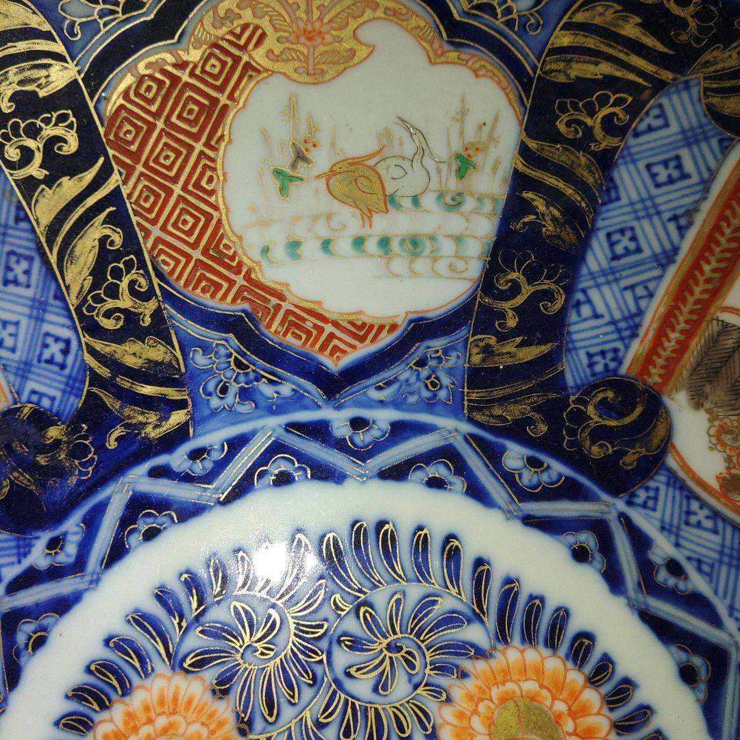 有田焼　ヤマトク窯　色絵大皿　Φ40cm