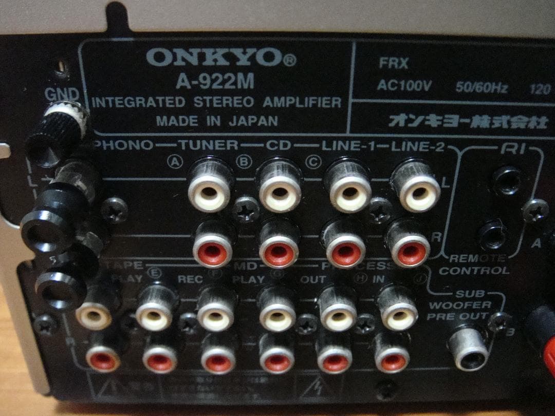 整備済 程度良 ONKYO オンキョー プリメインアンプ A-922M 取説付