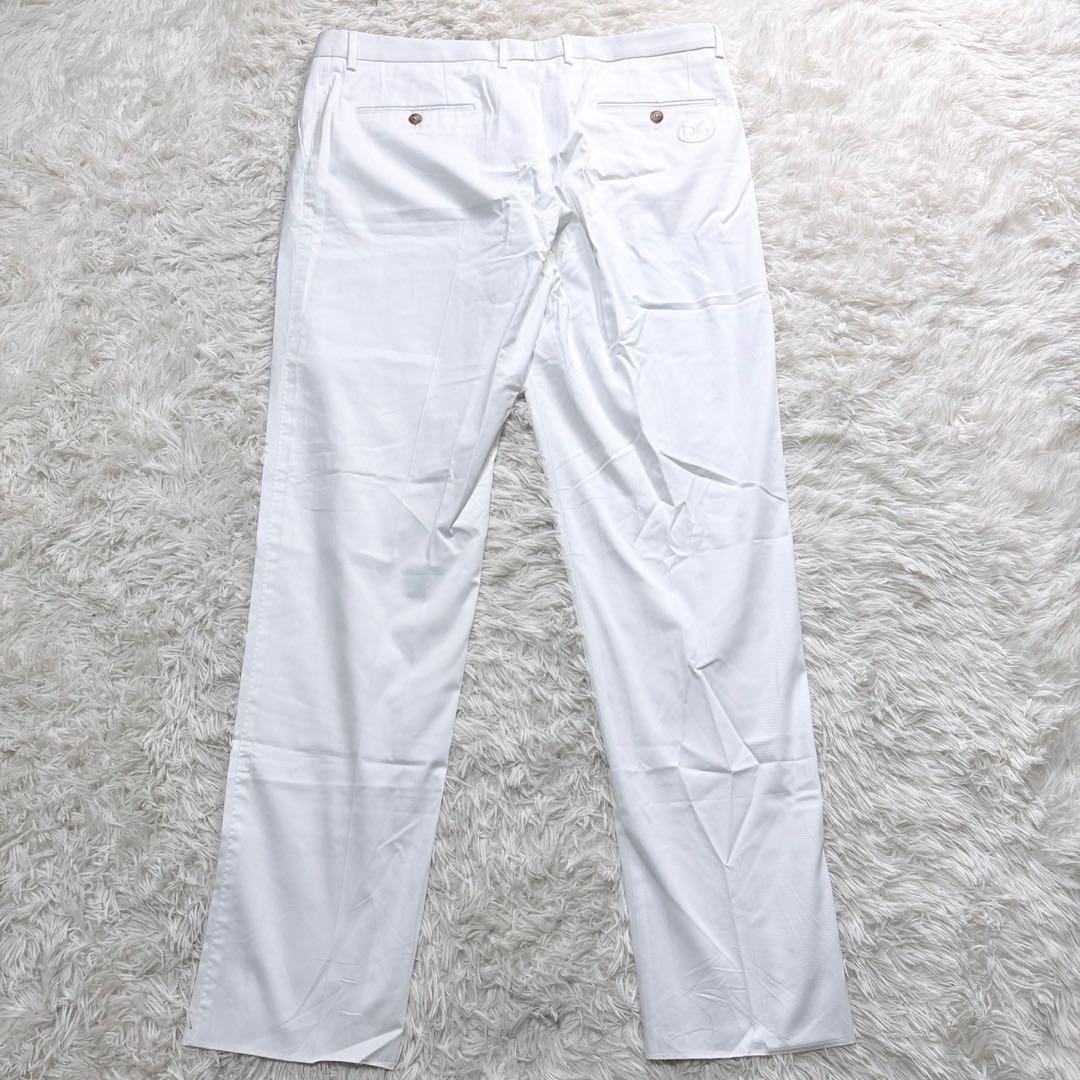 新品タグ付/XXXLドルチェアンドガッバーナ　パンツ　DG刺繍ロゴ　白　54