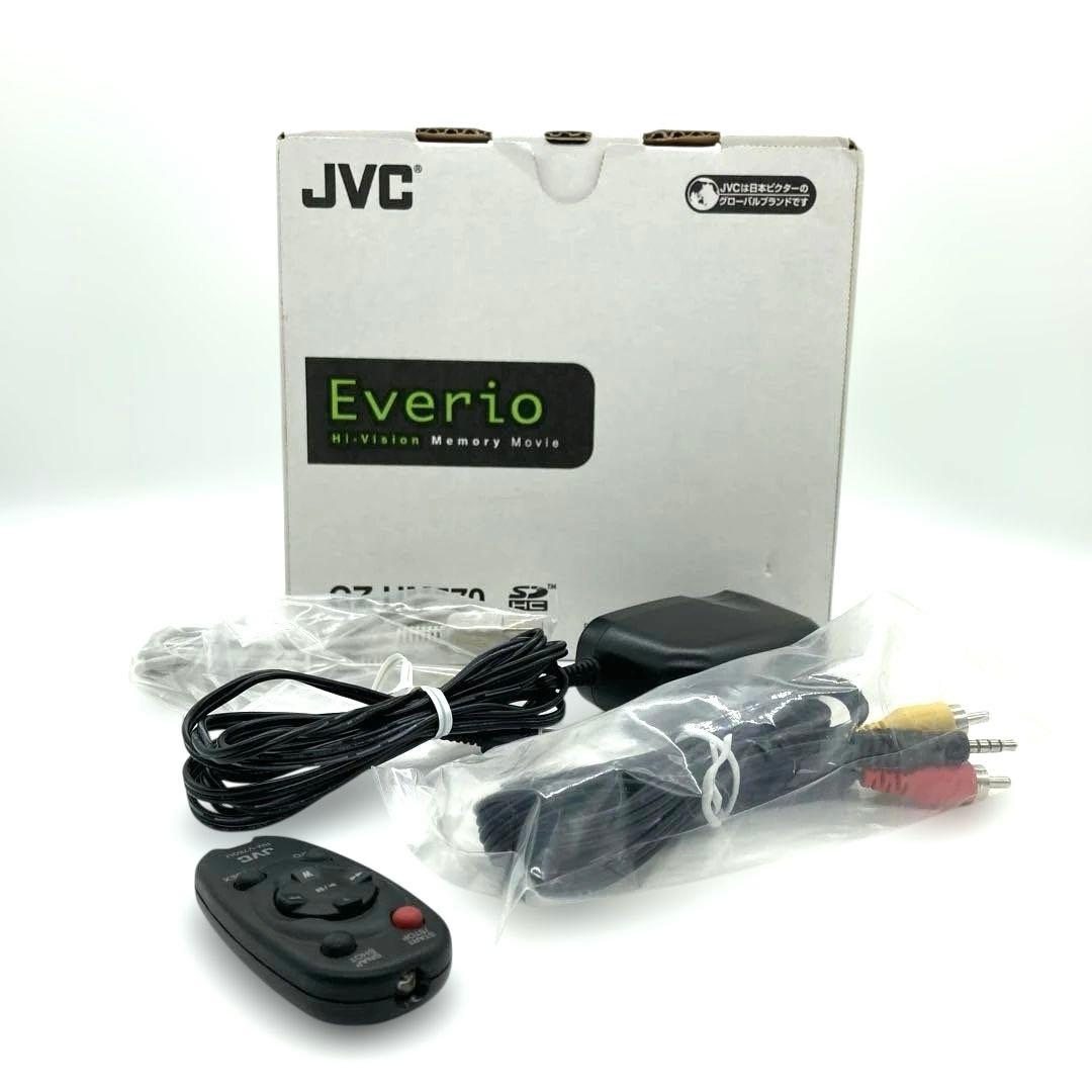 【美品】JVC Everio(エブリオ)GZ-HM570-ルージュレッド