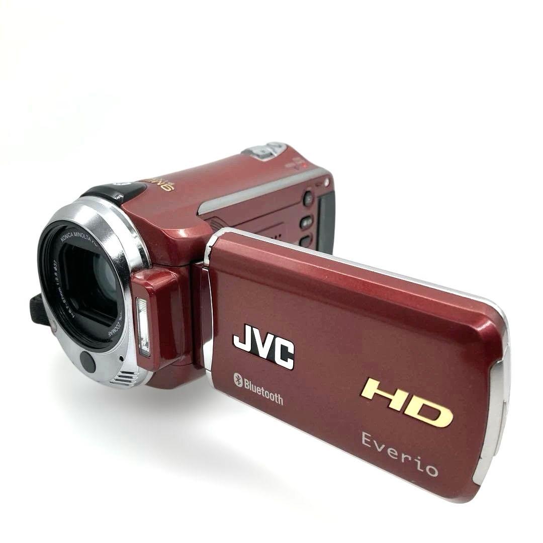 【美品】JVC Everio(エブリオ)GZ-HM570-ルージュレッド