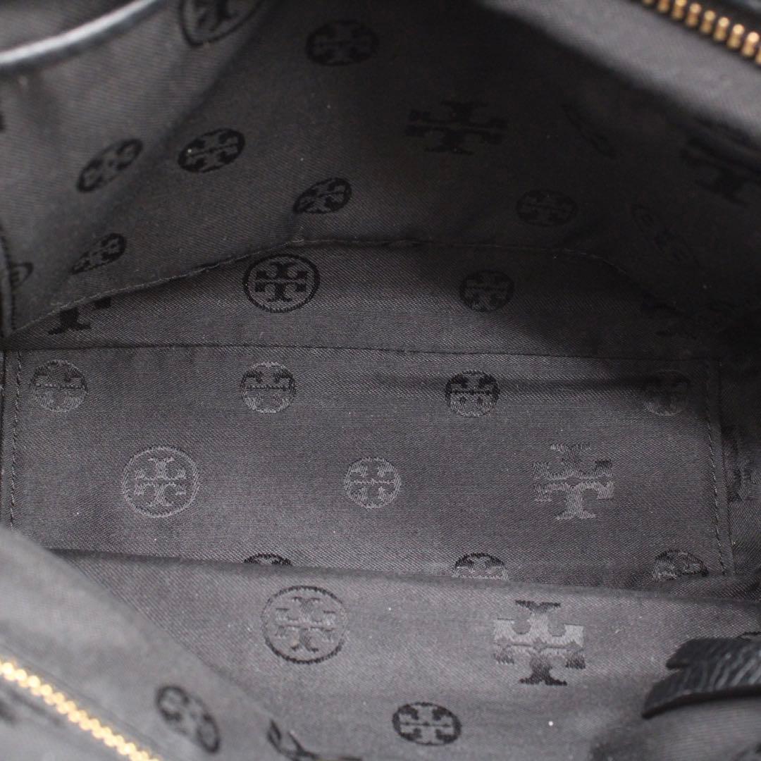【美品】TORYBURCH タッセル ショルダーバッグ クロスボディ ブラック